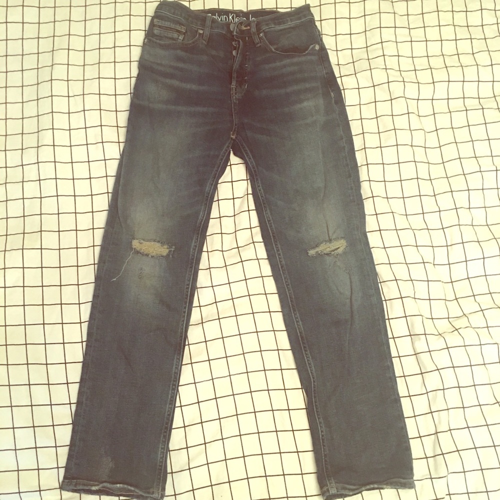 Calvin Klein high rise jean